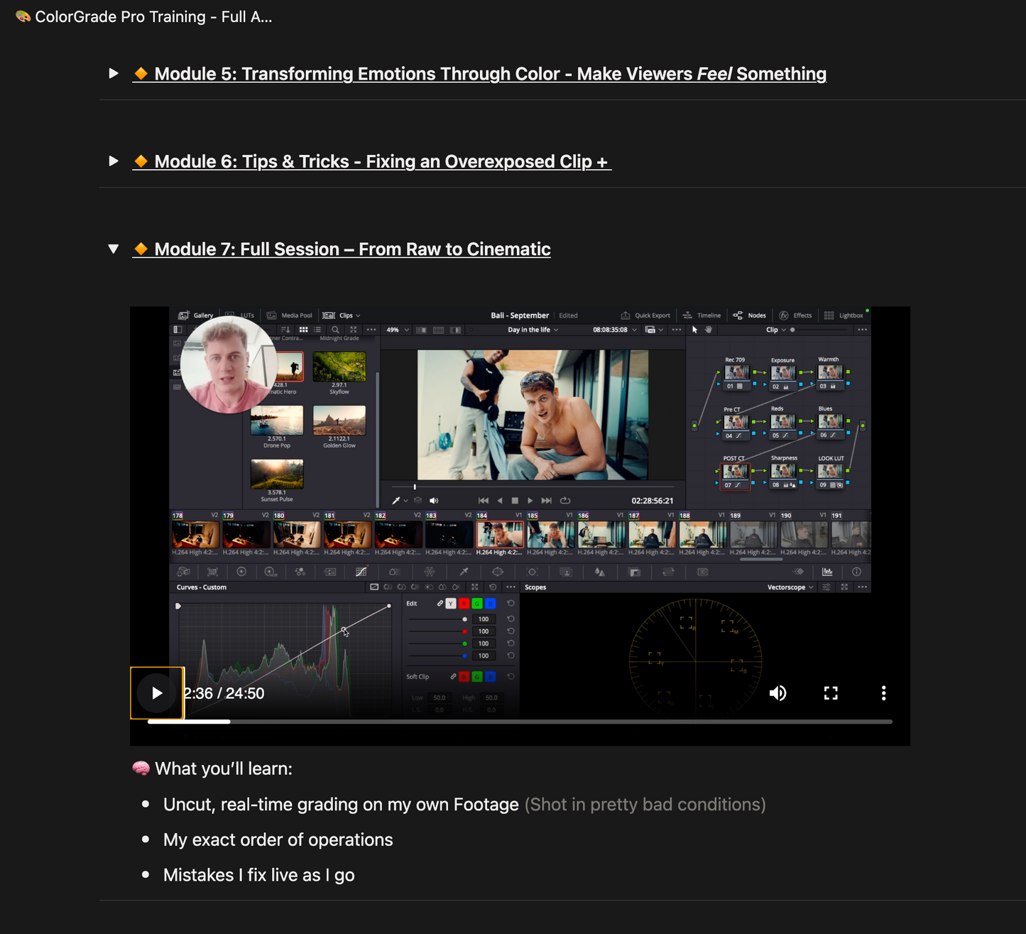 ColorGrade Pro Training